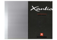 Citroen Xantia - Navod k obsluze CZ 